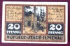Notgeld Germania 1921 Ilmenau 20 Pfennig, Bancnota Colectie