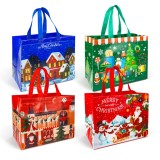 Punga decorativa pentru cadouri &ndash; 31 x 25 x 17 cm &ndash; 4 modele &ndash; material textil netesut Best CarHome