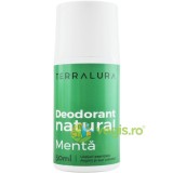 Deodorant Natural Roll-On cu Menta, Argint si Aur Coloidal 50ml