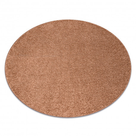 Covor rotund INDUS cupru 82 simplu, melange, cerc 100 cm