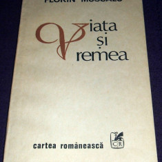 Florin Muscalu - Viata si vremea (versuri, 1987), poezii editie princeps