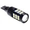 LED Auto Canbus T15 (W16W) cu 30 SMD, Alb, 12V