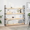 VidaXL Rafturi plutitoare 3 buc. 140x20x4cm lemn masiv acacia netratat 3279437