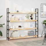 VidaXL Rafturi plutitoare 3 buc. 140x20x4cm lemn masiv acacia netratat