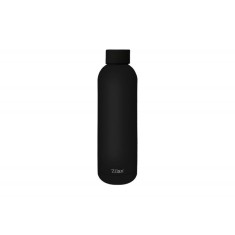 Termos Zilan ZLN9840 tip sticla sport, capacitate 500ml, interior din inox, pereti dublii, negru