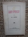 I. Mateiu - Valoarea Concordatului incheiat cu Vaticanul