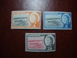 BARBADOS 1961 ELISABETA II SERIE MNH