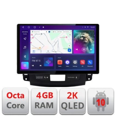 Navigatie dedicata Mitsubishi Outlander 2010 N-056 Edonav ecran 13&amp;quot; 2K 8 si 128 Android Waze USB Navigatie 4G 360 Toslink Youtube V1 CarStore Technolo foto