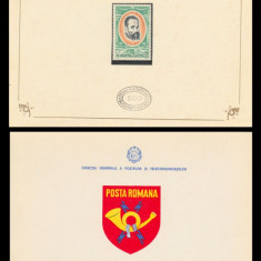 1975 Romania, Michelangelo Buonarroti 500 ani, carnet FDC de protocol LP 875