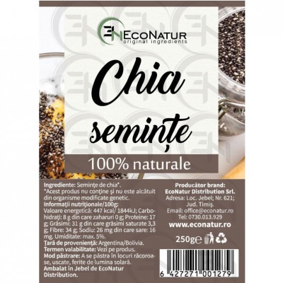 SEMINTE CHIA 250GR foto