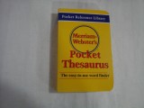 POCKET THESAURUS - MERRIAM-WEBSTER'S