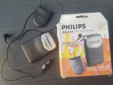 RADIO DE COLECTIE PHILIPS AE6545 +CASTI+CUTIE ANUL APARITIEI 1991 FUNCTIONAL, 0-40 W, Analog