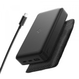 Baterie Externa Spigen, 20000mAh, 30W, QC + PD, 1 x USB-A - 2 x USB-C, Neagra ABA09433