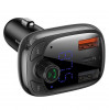 Modulator Bluetooth FM Baseus Încărcător Auto Bluetooth 5.0 PPS Încărcare Rapidă QC4.0 Livrare Energie USB Tip C / Micro SD 5A 36W Negru CCTM-B01