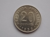 20 CENTAVOS 1956 ARGENTINA-magnetic, America Centrala si de Sud