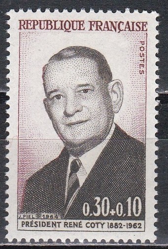 Franta 1964 - Comemorarea Președintelui Coty, MNH