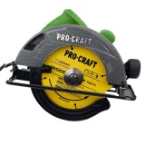 Fierastru circular de mana Procraft, 2300 W, 220 V, 5000 rpm, taiere 60 mm, accesorii incluse