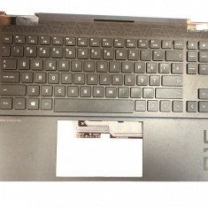 Carcasa superioara cu tastatura palmrest Laptop, HP, Omen 16-B (2021), cu iluminare RGB, layout US