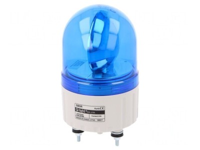 Semnalizator Luminos Rotativ Albastru 24VDC IP44 foto