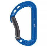 Carabiniera Alpinism PETZL Spirit Bent Blue, Clapeta Curbata, Keylock, 23kN, 37g