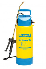 Pulverizator Gloria Primex 5 Capacitate 5 litri Pompa puternica Presiune 3 bar Galben foto