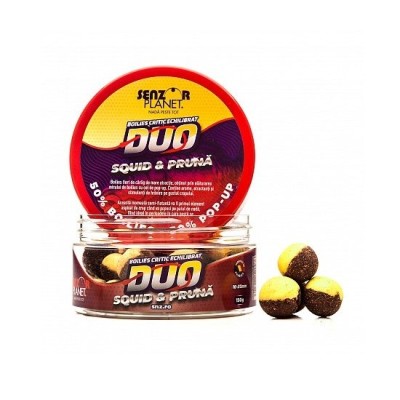 Boilies Senzor Duo Squid Pruna 16-20mm 150g foto