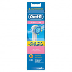 Set 6 rezerve periuta de dinti electrica Braun Oral-B Soft Clean, 80243515