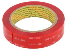 Bandă adezivă acrilică transparentă 25mm x 5.5m 3M