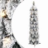 VidaXL Brad de Crăciun artificial pre-iluminat 45 LED-uri/zăpadă 90 cm 357695