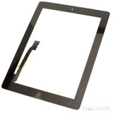 Touchscreen iPad 3, iPad 4, Black, Complet