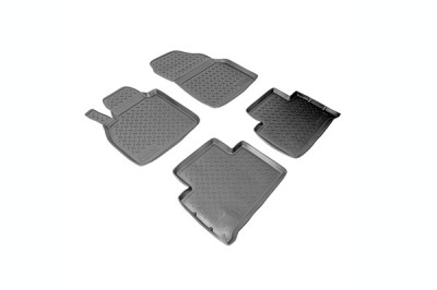 SET COVORASE AUTO CAUCIUC FIT RENAULT SCENIC (2003-2010) - 4 PCS foto