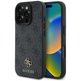 Husa iPhone 16 Pro Max Guess 4G Small and Classic Logo MagSafe, negru, GUHMP16XP4SM4MK