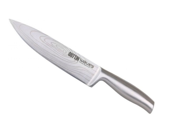 Cutit chef inox Waves Quttin cu lama 20 cm