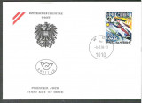 Austria &Ouml;sterreich 1996 Skiflug FDC K.216