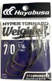 Jig Offset HAYABUSA Hyper Tornado Weighted, Nr.4/0, 3.5g, 3buc/pac