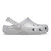 Saboți Crocs Classic Glitter Clog Gri - Silver Glitter, 39, 41