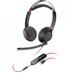 Casca Call Center Plantronics Blackwire 5220, USB foto