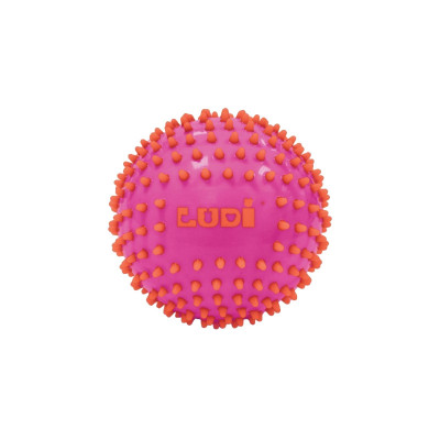 Set 3 mingii senzoriale Ludi, PVC, 6 luni+, Roz foto