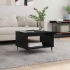 VidaXL Masă de cafea Stejar negru 60 x 50 x 40 cm Lemn compozit 879608
