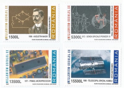Romania, LP 1569/2001, Millenium - Secolul XX (II), MNH foto
