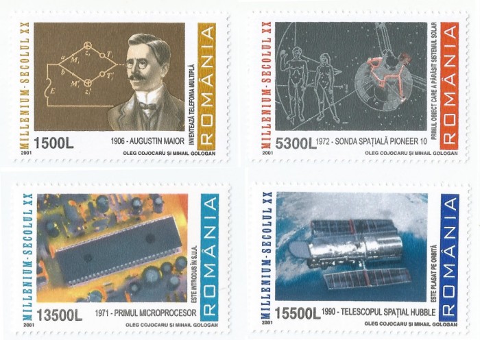 Romania, LP 1569/2001, Millenium - Secolul XX (II), MNH