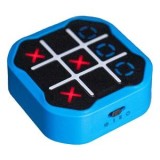 Joc electronic Tic Tac Toe, 3 moduri de joc, 9x9 cm, Albastru, CMCLASS