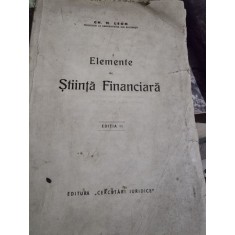 Gh. N. Leon - Elemente de Stiinta Financiara