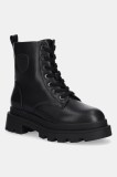 Blauer bocanci KIMMEL culoarea negru, cu toc plat, F5KIMMEL04/LEP