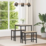 vidaXL Mese de sufragerie 60 x 60 x 75 cm METAL 892615