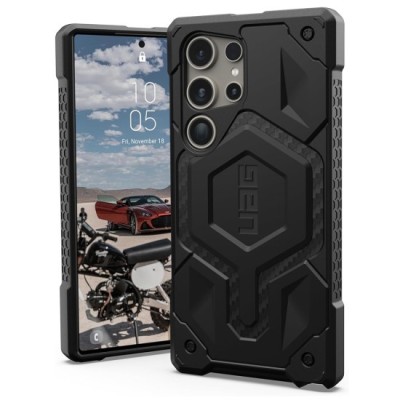 Husa pentru iPhone 15 Plus - UAG Monarch - Carbon Fiber foto