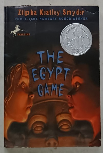 THE EGYPT GAME by ZILPHA KEATLEY SNYDER , illustrated by ALTON RAIBLE , 1986 , PREZINTA URME DE UZURA