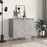 VidaXL Dulapuri, 2 buc., gri beton, 40x35x70 cm, lemn prelucrat