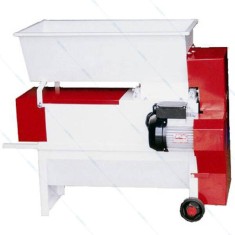 Eno 20 smalto, zdrobitor desciorchinator struguri, cu motor, Enoitalia, cuva si carcasa din tabla smaltuita, cuva cu snec, pompa preluare mustuiala, m