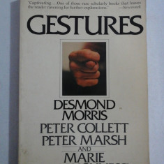 GESTURES - Desmond MORRIS / Peter COLLETT / Peter MARSH / Marie O"SHAUGHNESSY